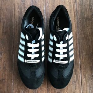 NIB Dsquared2 New Runner Black US 9.5/ EU 42.5